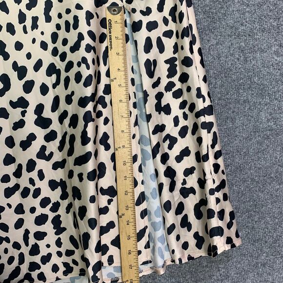 NEW PRINCESS POLLY - NIA MIDI SKIRT BEIGE US 2 CHEETAH - Picture 7 of 11